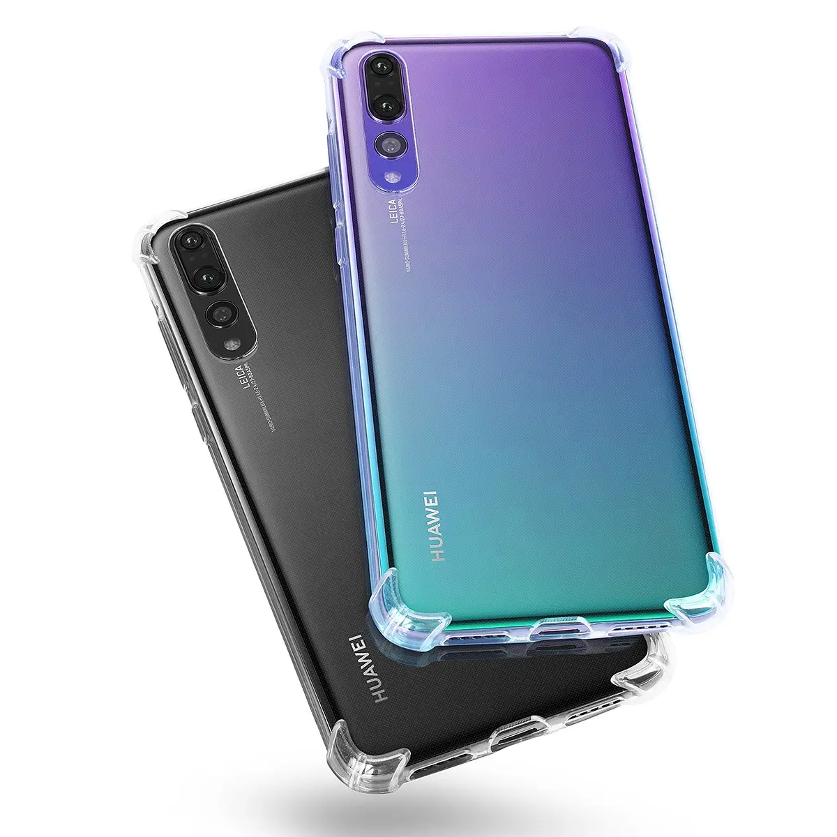 Воздушная подушка мягкий прозрачный силиконовый чехол из ТПУ для Huawei P9 P10 Plus P20 Mate