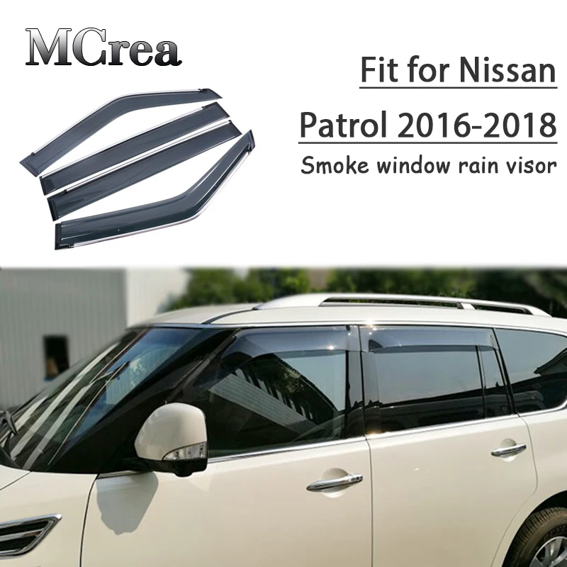 4 шт. дефлектор козырька от дождя и дыма для Nissan патруль 2016 2017 - Цена: 8 404,53 руб.