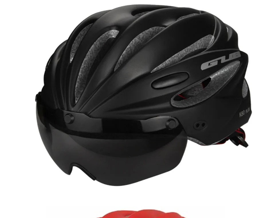 GUB Магнитные очки велосипедный шлем очки Casco Ciclismo Gafas 3 цвета(только для GUB шлем