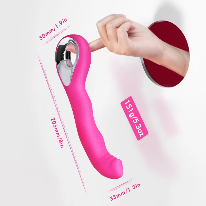 Силиконовый USB заряжаемый 10 скоростей G spot вибратор &quotМагический Жезл&quot массаж