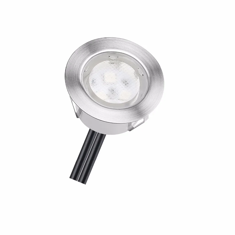 QACA Outdoor Deck Lights In Ground LED Lamps for Walkway, Garden Yard, Driveway, Pool Area, Paths B109