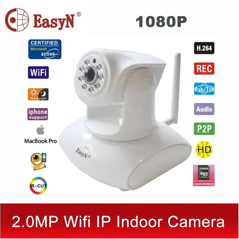 EasyN h3-147w веб-камера 1080 P HD P2P Беспроводной безопасности Wi-Fi IP Камера домашние pt ipcam