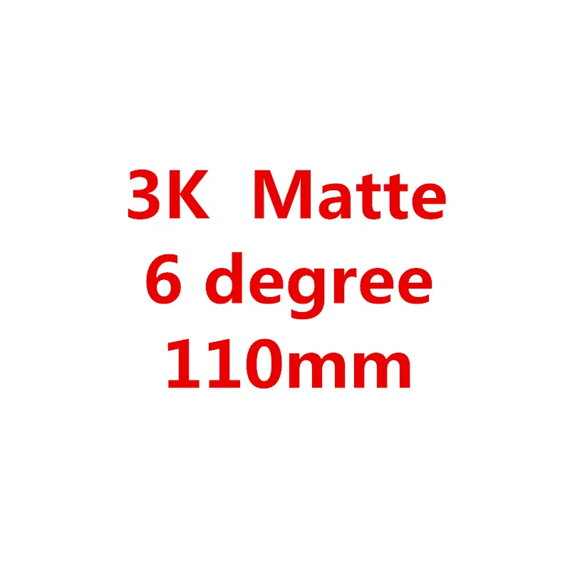 3K 6 degree 110 RXL SL велосипедный рулевой велосипедный вынос 6/17 градусов Дорожный/вынос руля для велосипеда 70-130 мм 3 K/UD МАТОВЫЕ части велосипеда зеленый стержень углерода - Цвет: 3K 6 degree 110