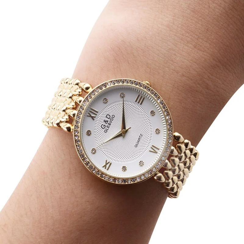 Новинка 2017! Модные женские часы с тонкими стальными кристаллами модные наручные