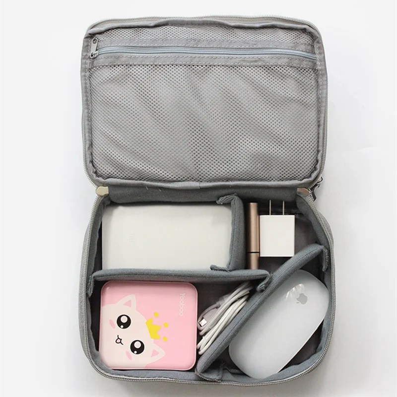 Многофункциональная сумка для хранения кабеля наушники SD карты флеш-накопители