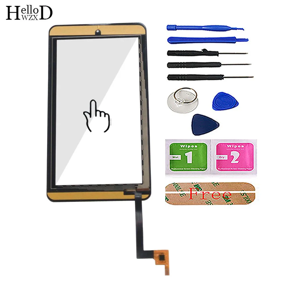 7," сенсорный экран стекло для Alcatel One touch Pop 7 P310 P310A P310X сенсорный экран дигитайзер Передний сенсорный экран стеклянная панель сенсор