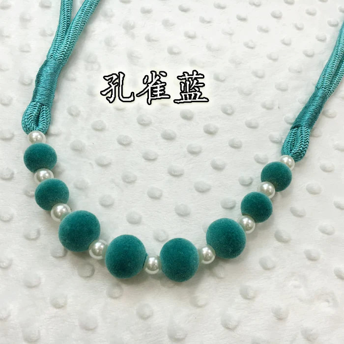 Шторы 2 шт./лот Аксессуары для штор подвесной шар шнурок повязка сделай сам бусины