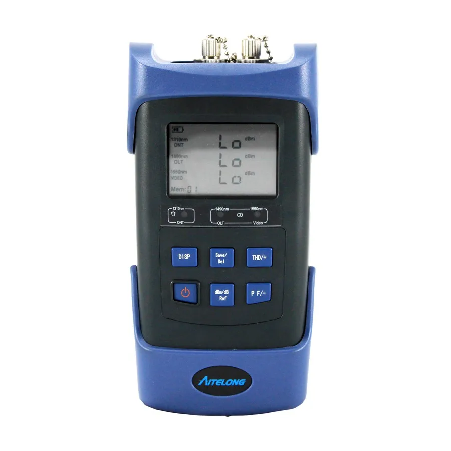 

Test OLT to ONT optical fiber 1310nm 1550nm 1490nm optical fiber PON power meter