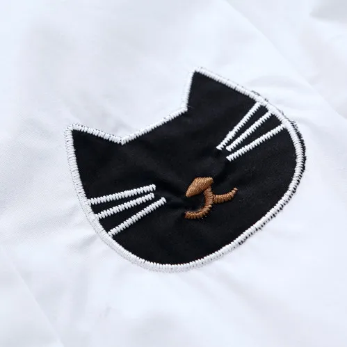 Блузка женская белая с вышивкой в Корейском стиле 2020|female shirts|white shirtblouses tops |
