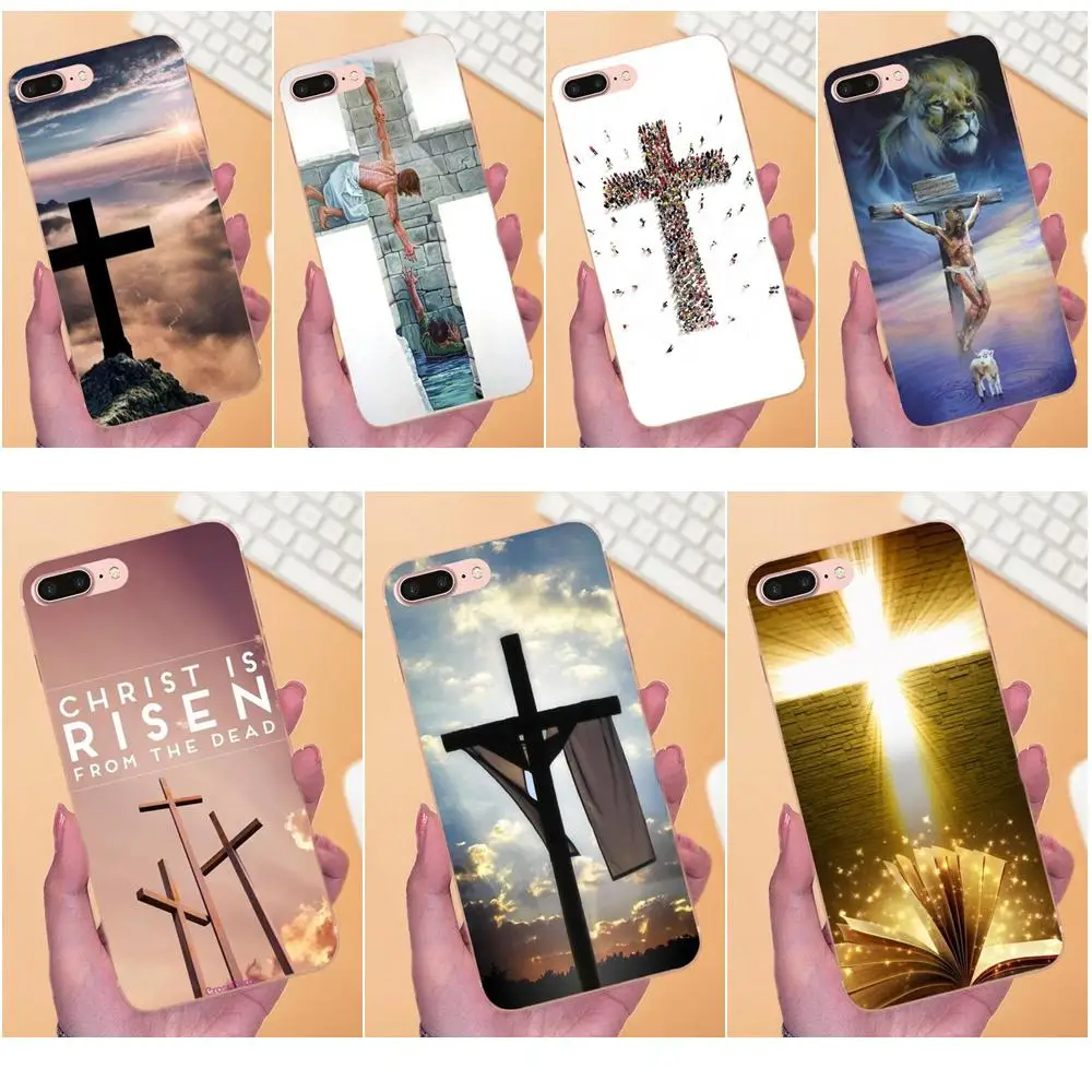 Christian Jesus The Crosss Soft Print Phone For LG Nexus 5 5X G2 G3 mini spirit G4 G5 G6 K4 K7 K8 K10 2017 V10 V20 V30 Stylus | Мобильные