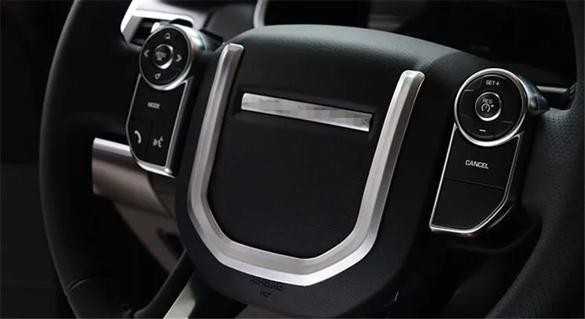 Чехол с блестками на руль автомобиля отделка для Land Rover Range Sport 2014 2016 наклейка