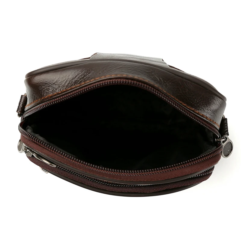 Натуральная кожа мини сумки на плечо для мужчин винтажный маленький чехол