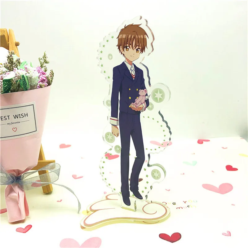 Экшн фигурка сакуры акриловая Игрушка Аниме CCS KINOMOTO Sakura LI SYAORAN кукла 15 см