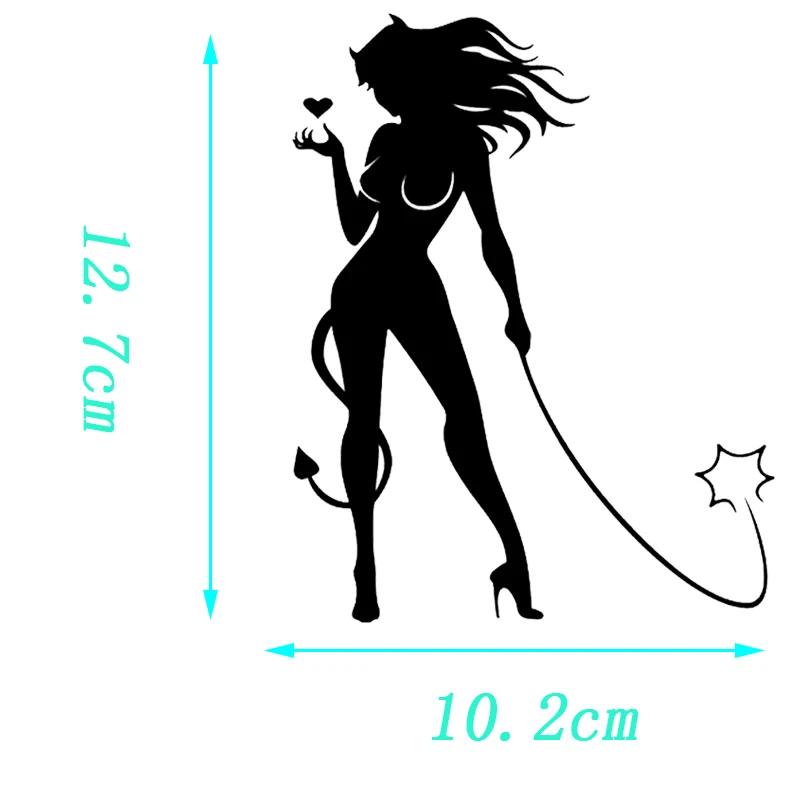 Сексуальная девушка Дьявол личный автомобиль Стайлинг декоративный стикер