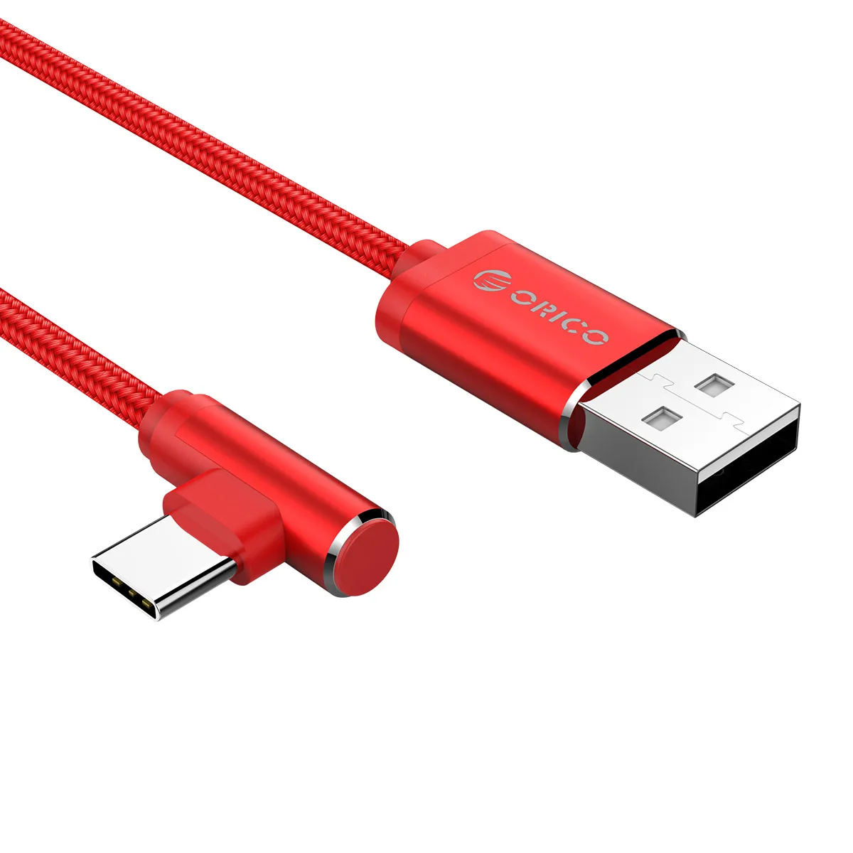 Red ORICO HT usb type-C кабель для samsung Galaxy S9 Plus Note 9 2.4A адаптер для быстрой зарядки для Xiaomi huawei - Цвет: Red