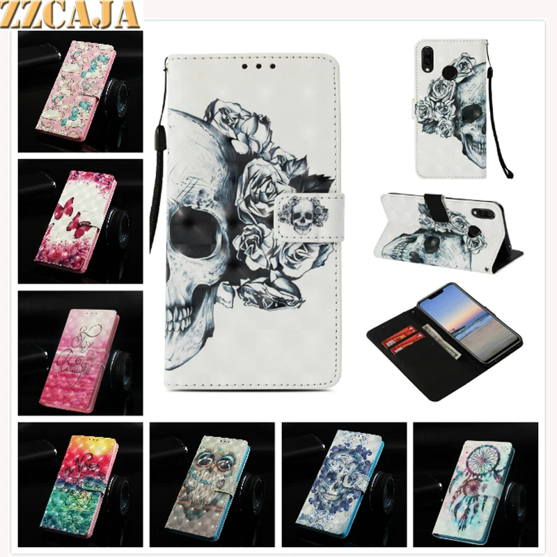 Чехол ZZCAJA для Huawei Nova 3i новинка роскошный чехол из искусственной кожи с объемным