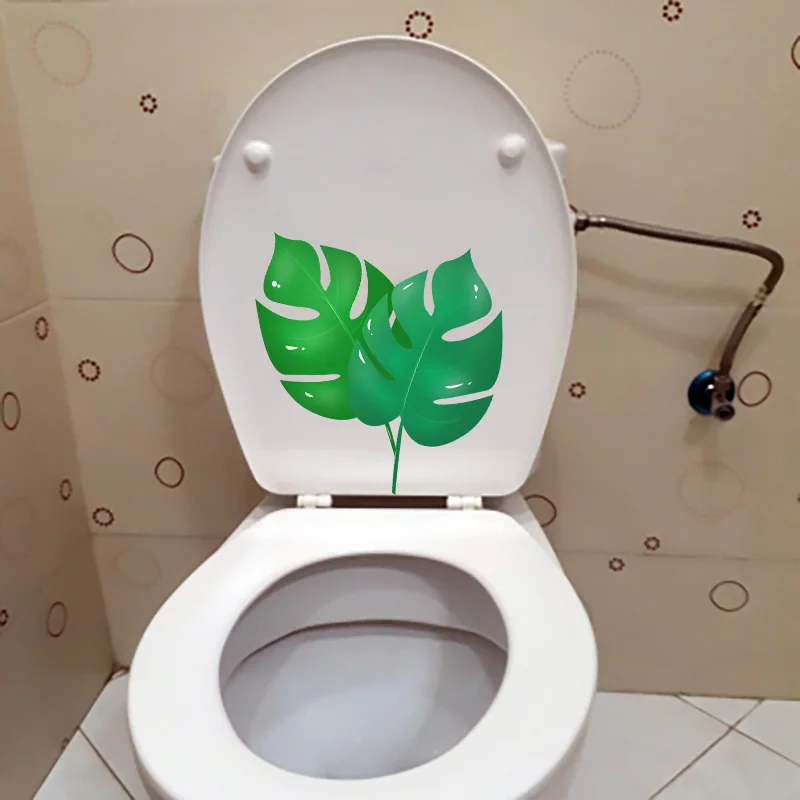 YOJA 20 9*21 5 см красивые листья пальмы свежий стикер для ванной туалета домашний