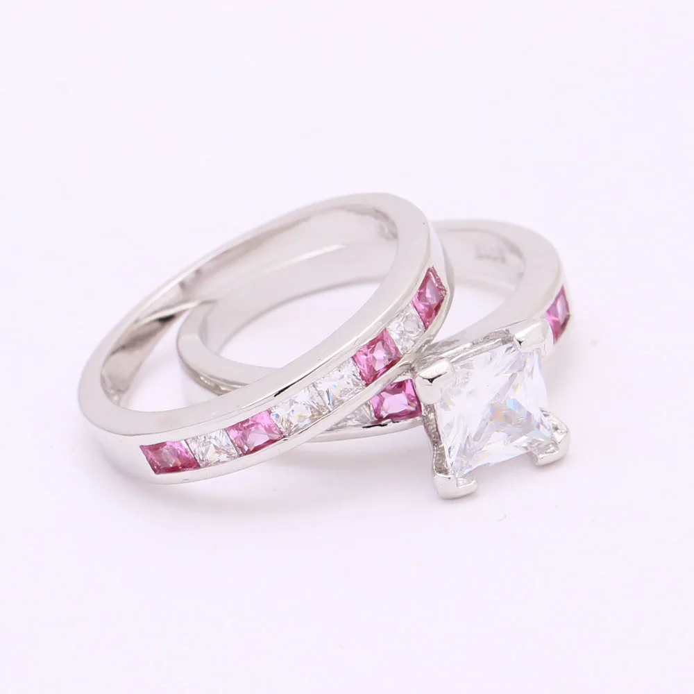 Модные женские Кольца из оникса с эффектом чистоты серебряное красное