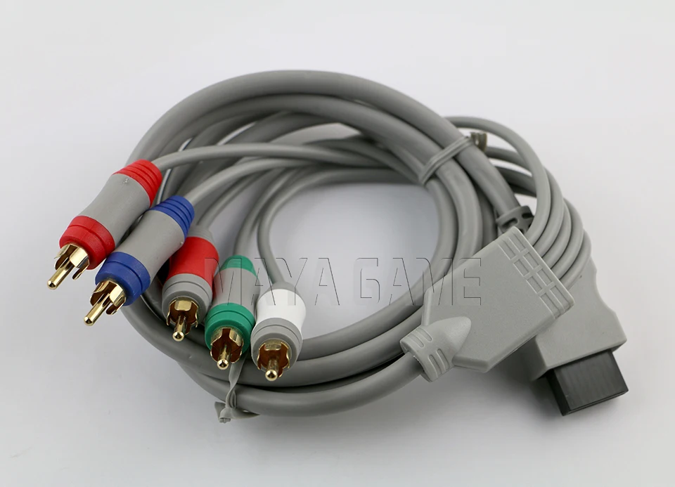 Высококачественный компонент OCGAME HD HDTV AV адаптер аудио видео 5 RCA для Nintendo Wii