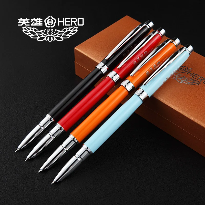 Перьевая ручка hero 3015a gentlewomen супер гладкая иридиевая Студенческая чернила 0 38 мм