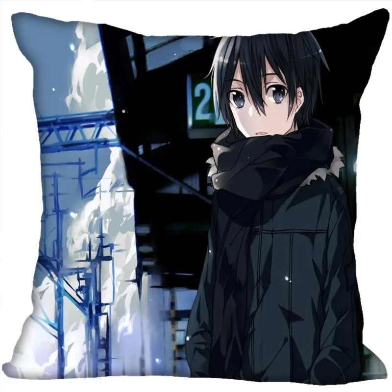 Наволочки на заказ в стиле аниме Sword Art Online, квадратная наволочка, Рождественская Наволочка на молнии, 40*40 см, 45*45 см(одна сторона - Цвет: Pillowcase 5