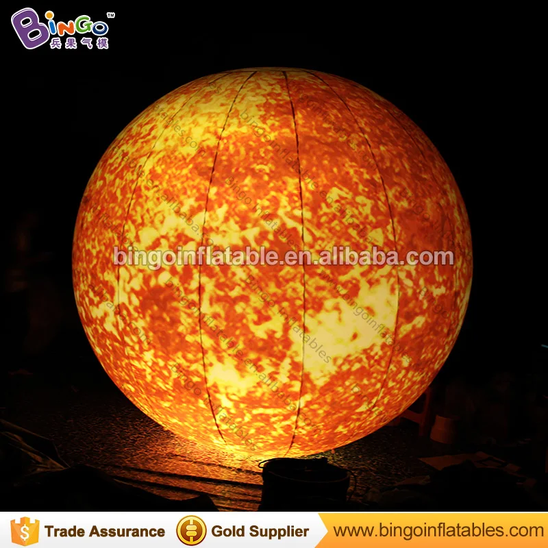 3M dia LED lighting inflatable Sun balloon high quality customized blow up type replica with blower toys | Игрушки и хобби