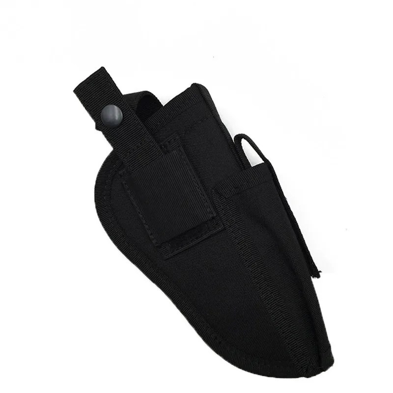 1Pcs Right Left Interchangeable Hiking Tactical Pistol Holder Hunting Hand Holster Pack Waist Sleeve Slot Snap Button | Спорт и