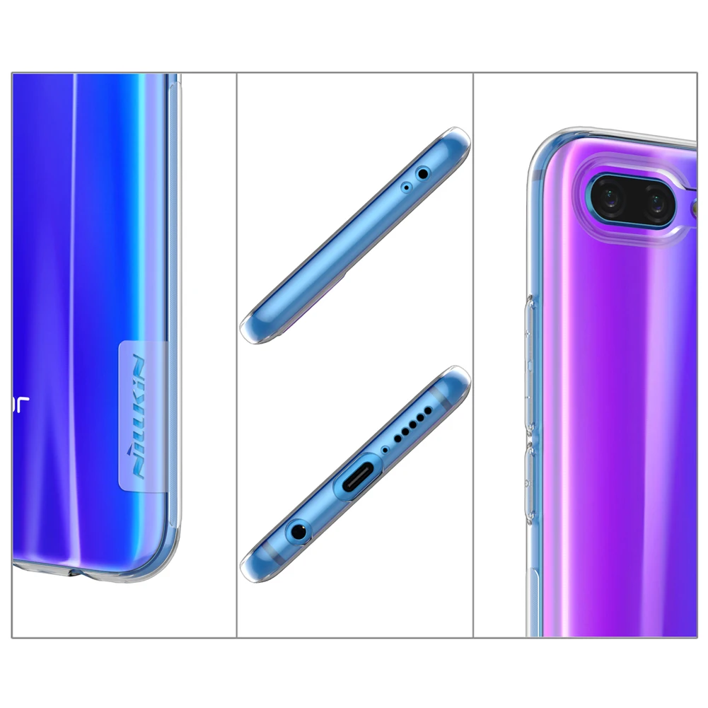 Nillkin для huawei Honor 10 силиконовый чехол ультра тонкий ТПУ задняя крышка в виде
