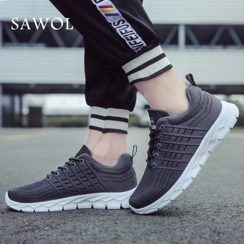 Мужская повседневная обувь сезон весна-лето мужские сетчатые лоферы дышащие