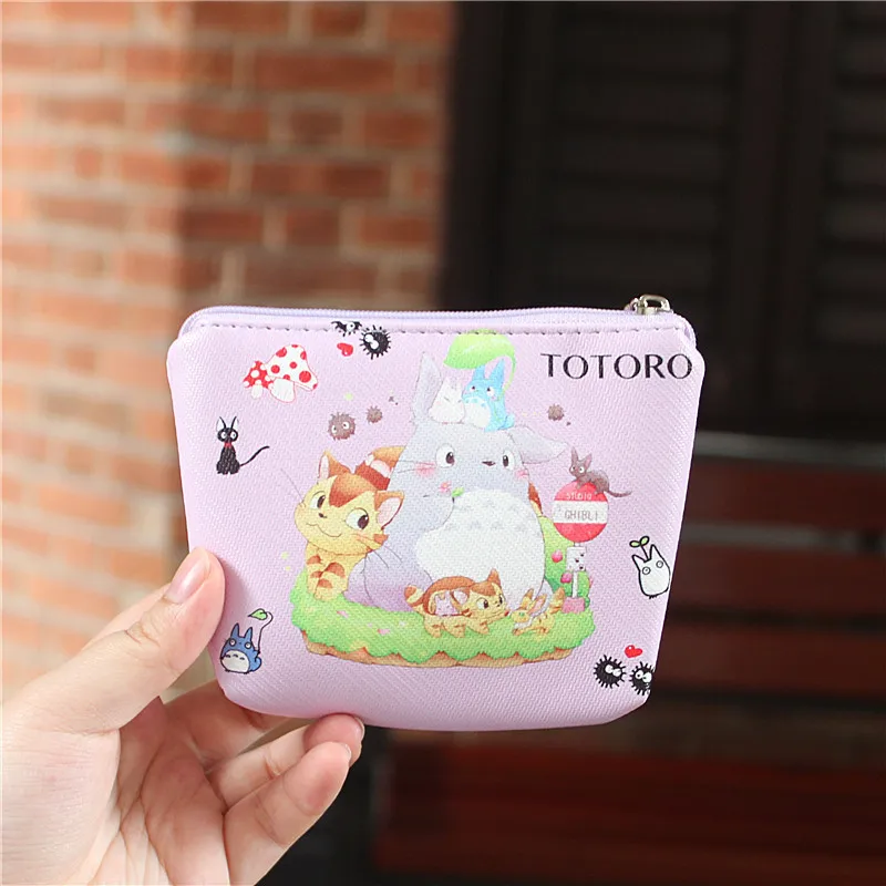 IVYYE, 1 шт., милый, Fate Totoro, аниме, ПУ, кошелек для монет, Мультяшные мягкие сумки для мелочи, кошелек для денег, карт, ключей, хранения, подарок