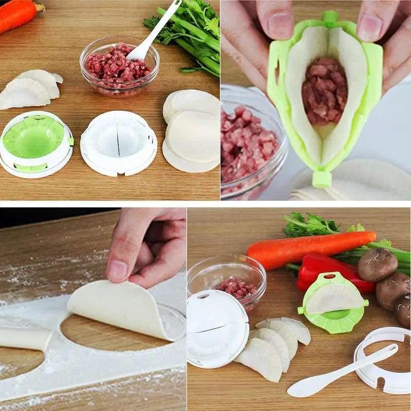 Dumplings Tool 3 в 1 формы для пельменей, пластиковое тесто, пресс для клецки, пирога, пельменей, Пельменей - Цвет: Dumplings Tool