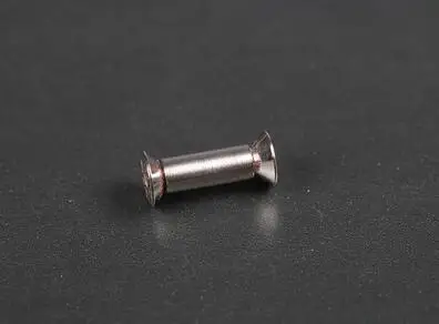 M4 Сырная резьба стальной нож винтовая трубка делая винт для ручки ножа внутренний шестигранник Соединительная труба заклепки - Цвет: 13mm length tube