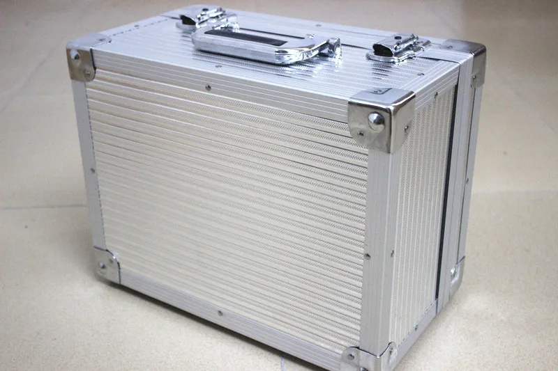 Высококачественная коробка алюминиевый чехол для инструментов ящик хранения