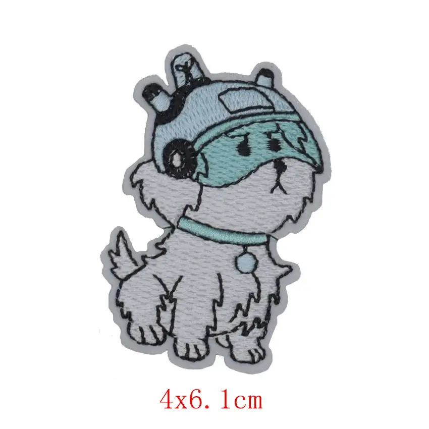 ch-0Embroidered 1 шт. Новое поступление покебол PIKACHU Рик и Морти Кот нашивка вышитая аппликация Железная на патч дизайн DIY пришить железная нашивка значок - Цвет: ch-0Embroidered