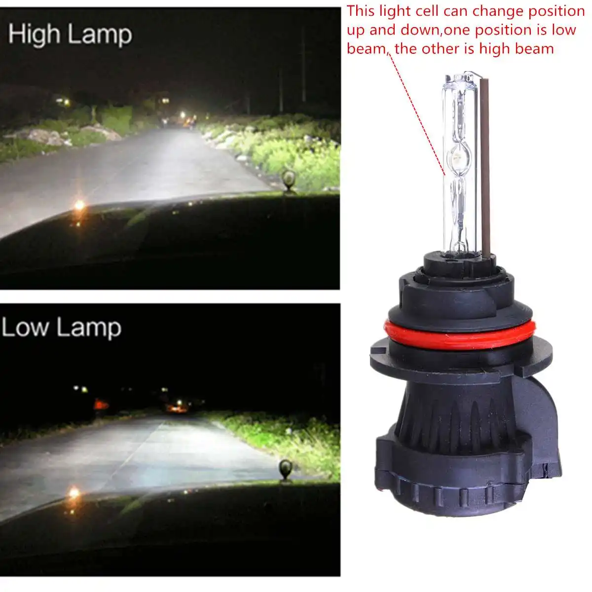 2 шт. H4 35 Вт HI/LO луч автомобиля Leadlamp Bi-Xenon для HID головной светильник конверсионный комплект головной светильник лампа
