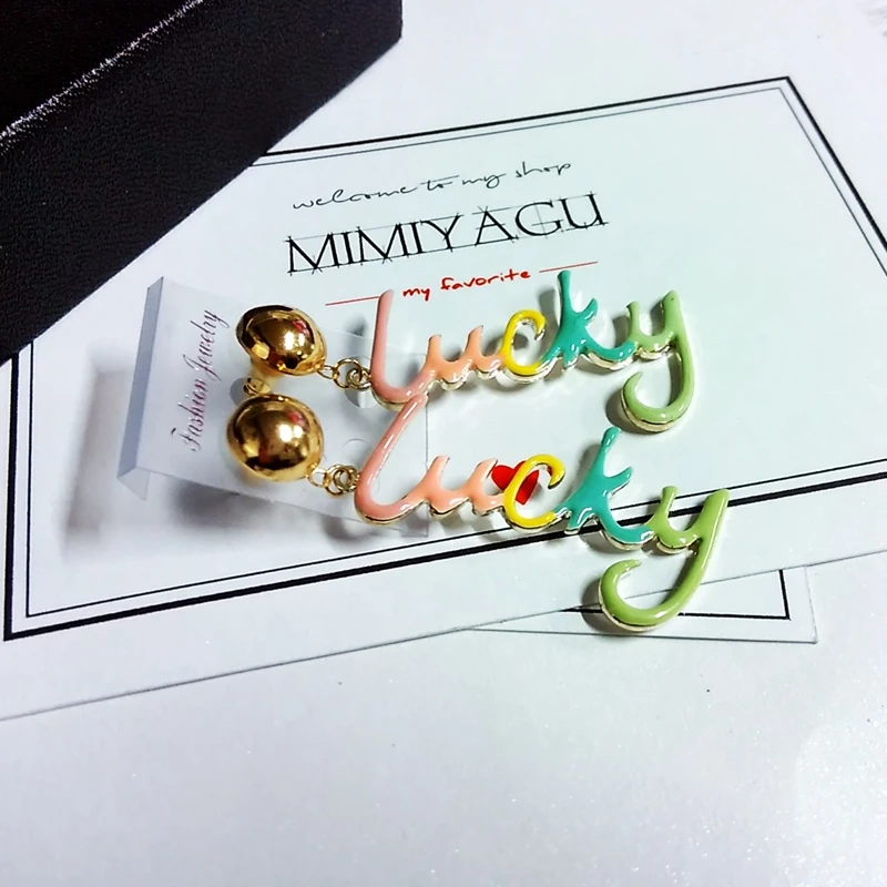 Большие акриловые украшения для вечеринок|dangle earrings|earrings bigbrinco grande |