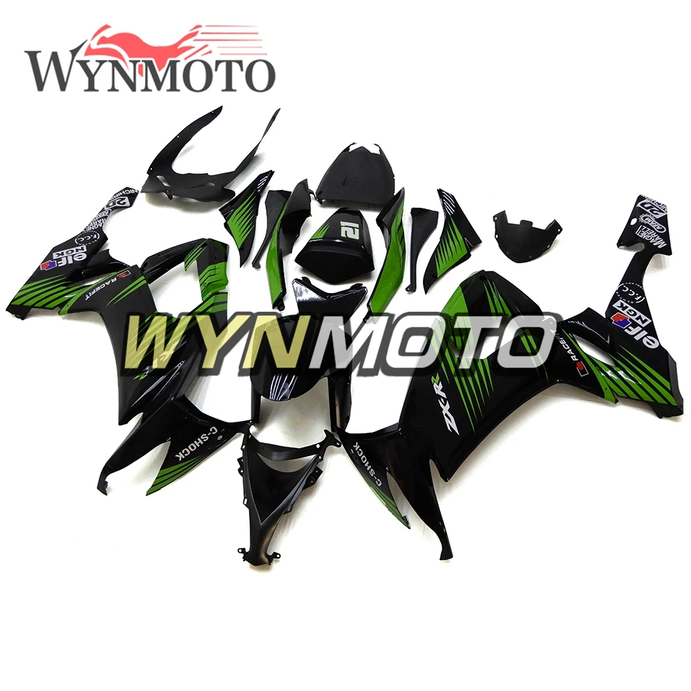 

Full Fairings Kit For Kawasaki ZX-10R ZX10R 2008-2010 08 10 Year Injection ABS Plastics Bodywork Body Kits Black Green Cover New