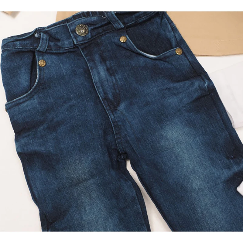 3 шт. однобортный хлопковый комплект одежды для мальчиков на возраст 2-8 лет |