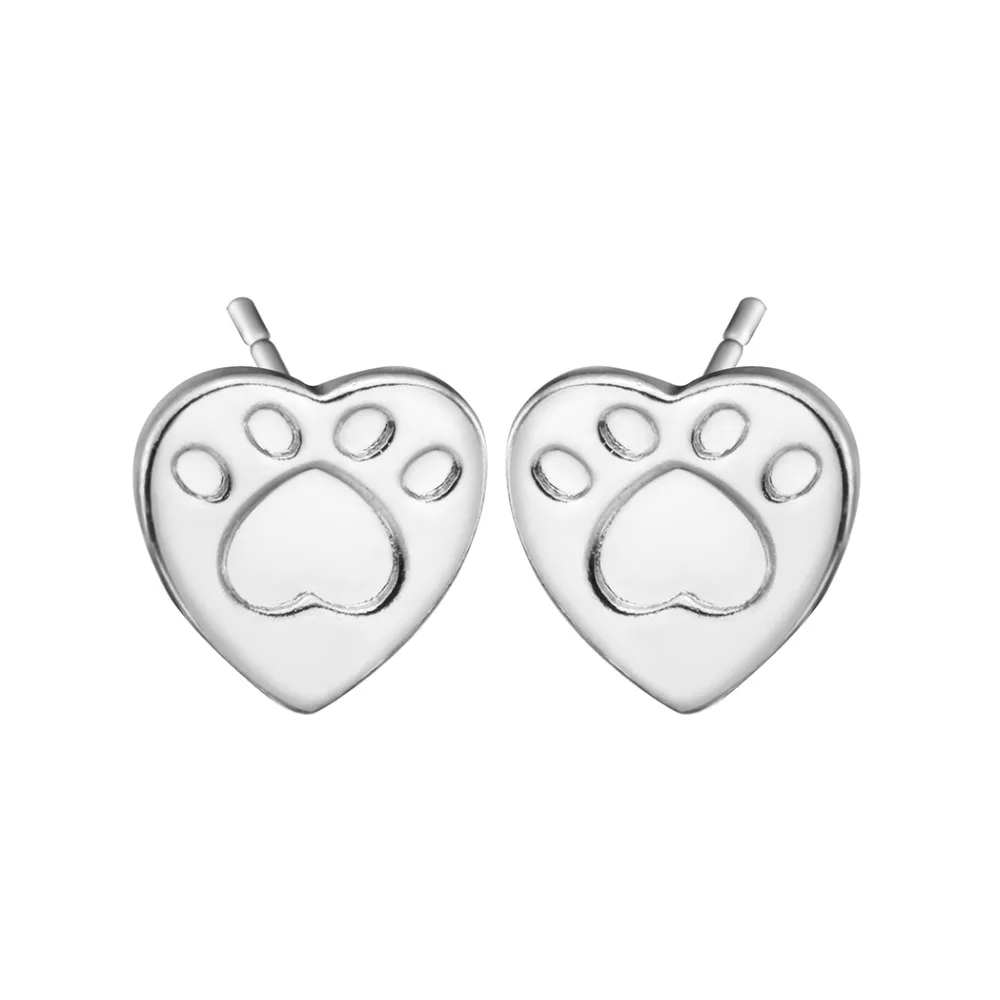 Серебряные серьги Chereda из сплава с милыми когтями в виде животных золотой цвет