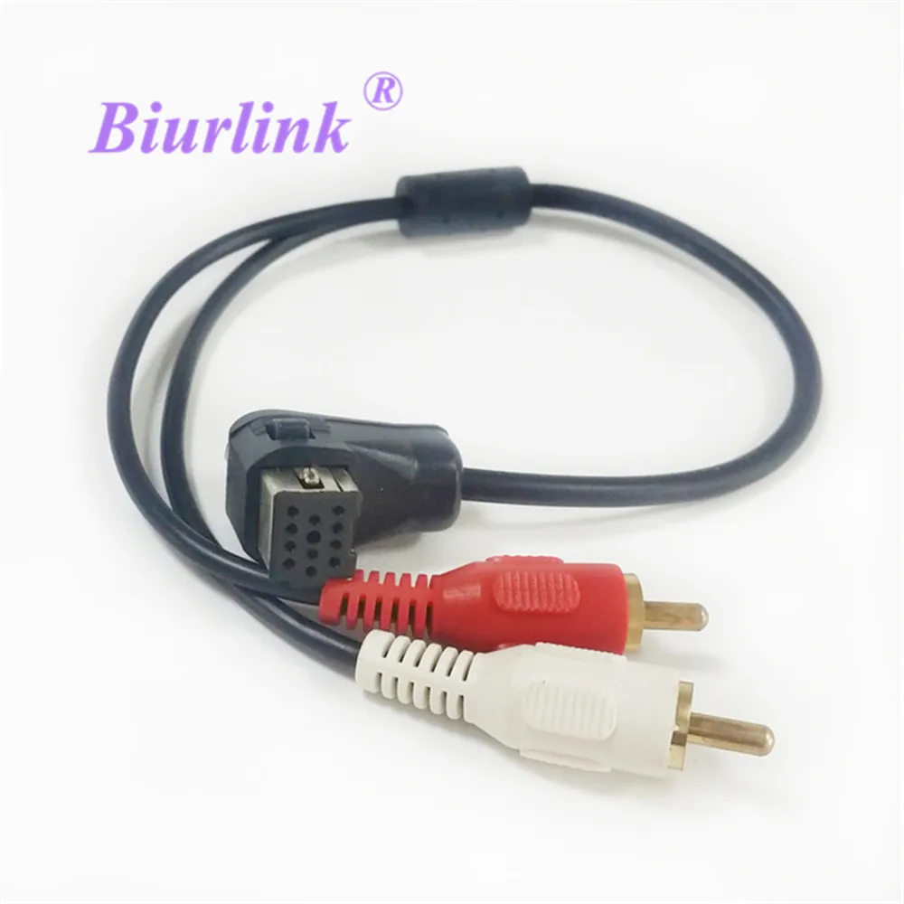 

Biurlink Car Stereo Audio RCA Input Cable Adapter for Pioneer IP-Bus Port