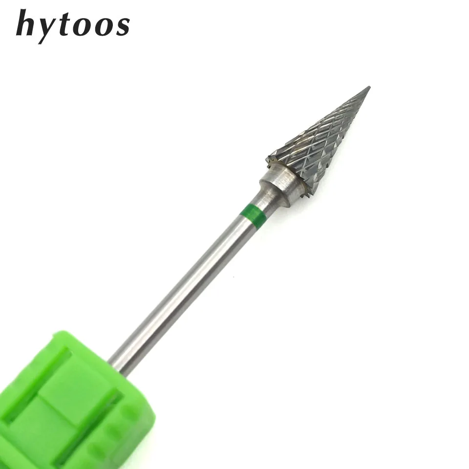 HYTOOS 1 шт. сверло для ногтей из карбида вольфрама 3/3", сверло для маникюра, аксессуары, фрезы, инструменты для дизайна ногтей - Цвет: M0613