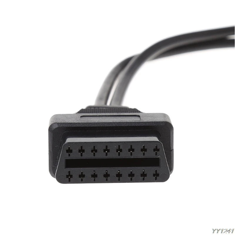 Адаптер VAG для AUDI 2X2 OBD1 OBD2 автомобильный диагностический кабель 2P+ 2P Подходит для Audi 2X2Pin к OBD2 16Pin гнездовой разъем VAG COM VW Skoda