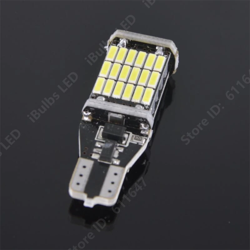 1PCS Super Bright T15 W16W 45 SMD LED 4014 Car Auto Canbus Marker Lamps Reading Light Interior Lighting Bulb | Автомобили и