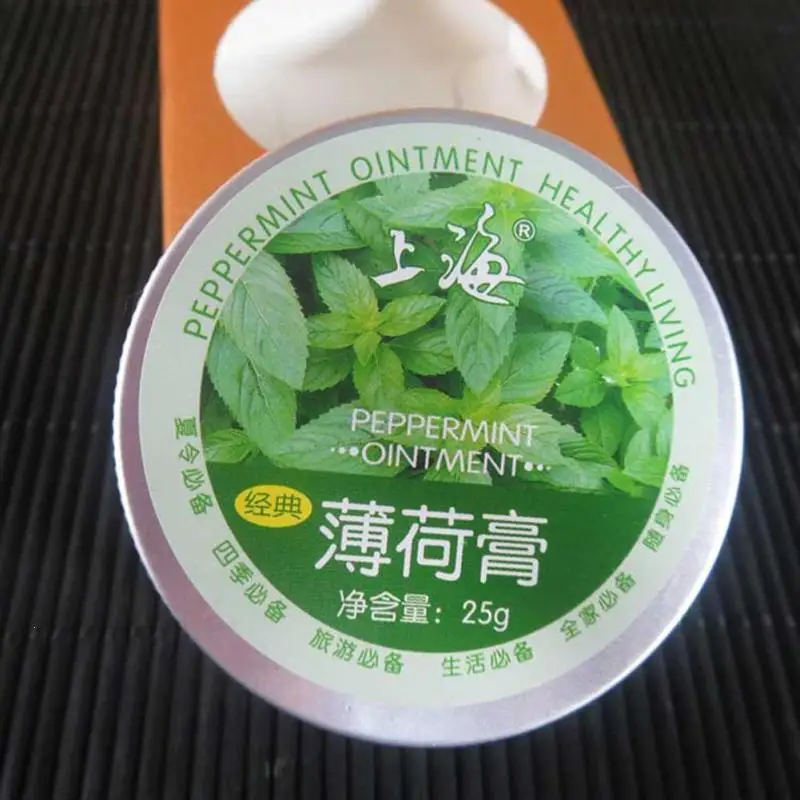 25 г мятный крем освежающий успокаивающее головная боль ментолом Salve