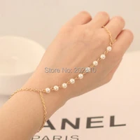 2022 new style fashion harness braceletslave chain link finger bridal wedding party bracelet for fine quanlity best selling