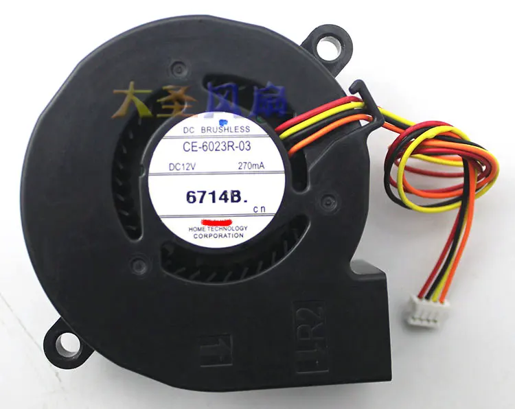 Новый оригинальный CE-6023R-03 12V 270mA для проектор Вентилятор охлаждения