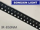 50 шт. 0805 2106 2,1*0,6 мм 850нм боковая SMD инфракрасная лампа ИК светодиодные 1,3-1,5 в 28-30 мВт световые шарики оптоэлектронный переключатель