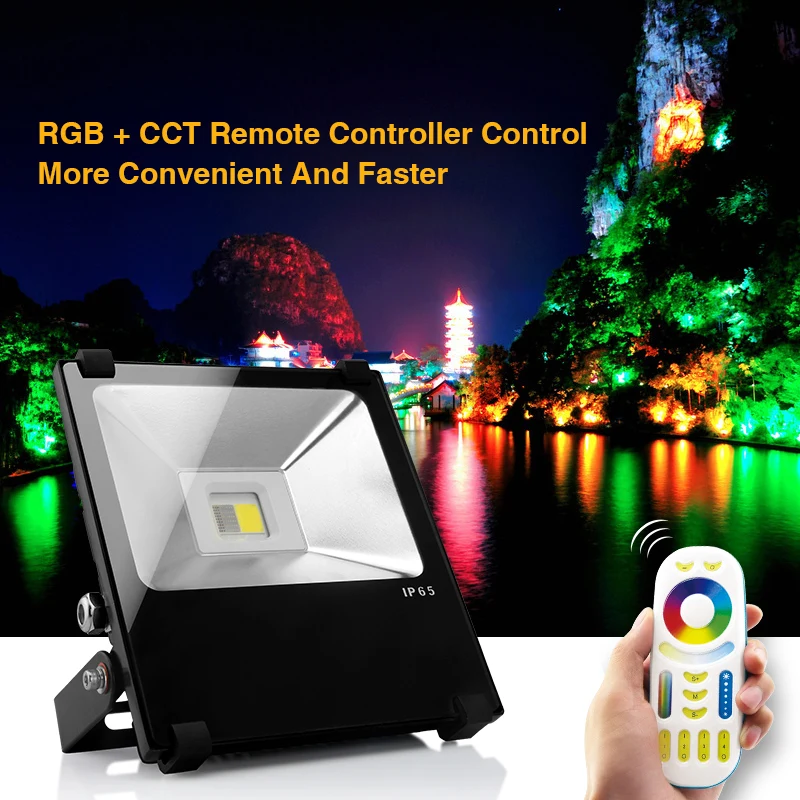 Mi. Light FUTT01 2 4 ГГц RGBW светодиодный прожектор с FUT092 4G RGB + CCT пульт дистанционного