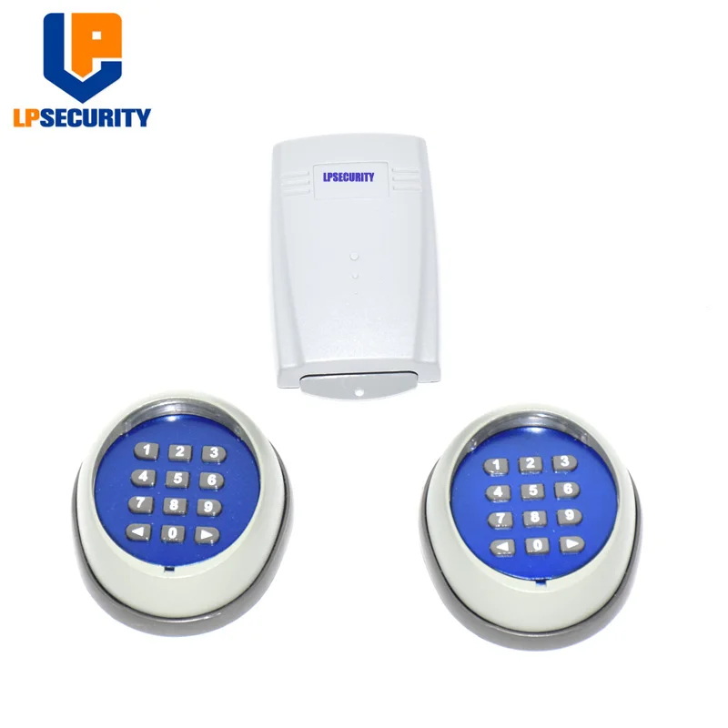 

remote control keyfobs 2 keypads 1 Receiver 2 channel compatible with gate motor opener(no battery)