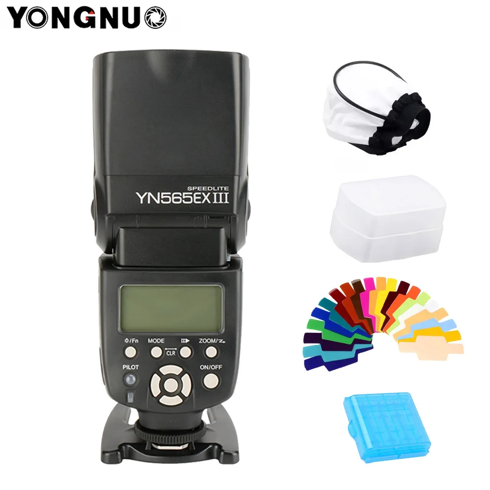 Беспроводная вспышка Yongnuo YN 565EX III TTL Speedlite YN565EX для Canon 1100D 5D камеры Nikon|Фотовспышки| |